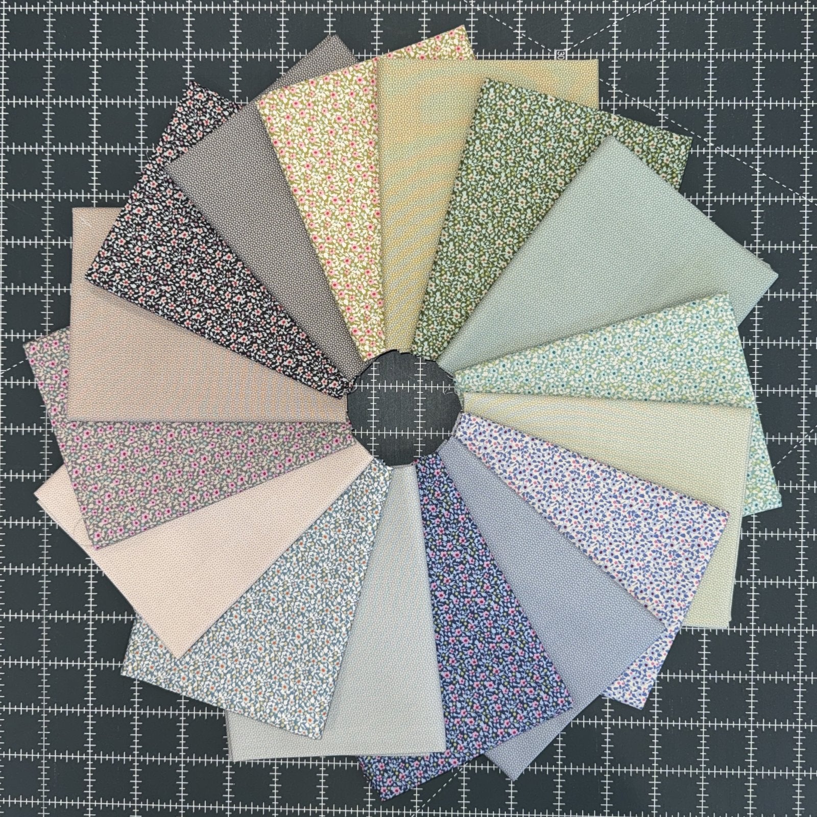 Brie and Poppy Basics - Cool 16 FQ Bundle • Tilda Fabrics
