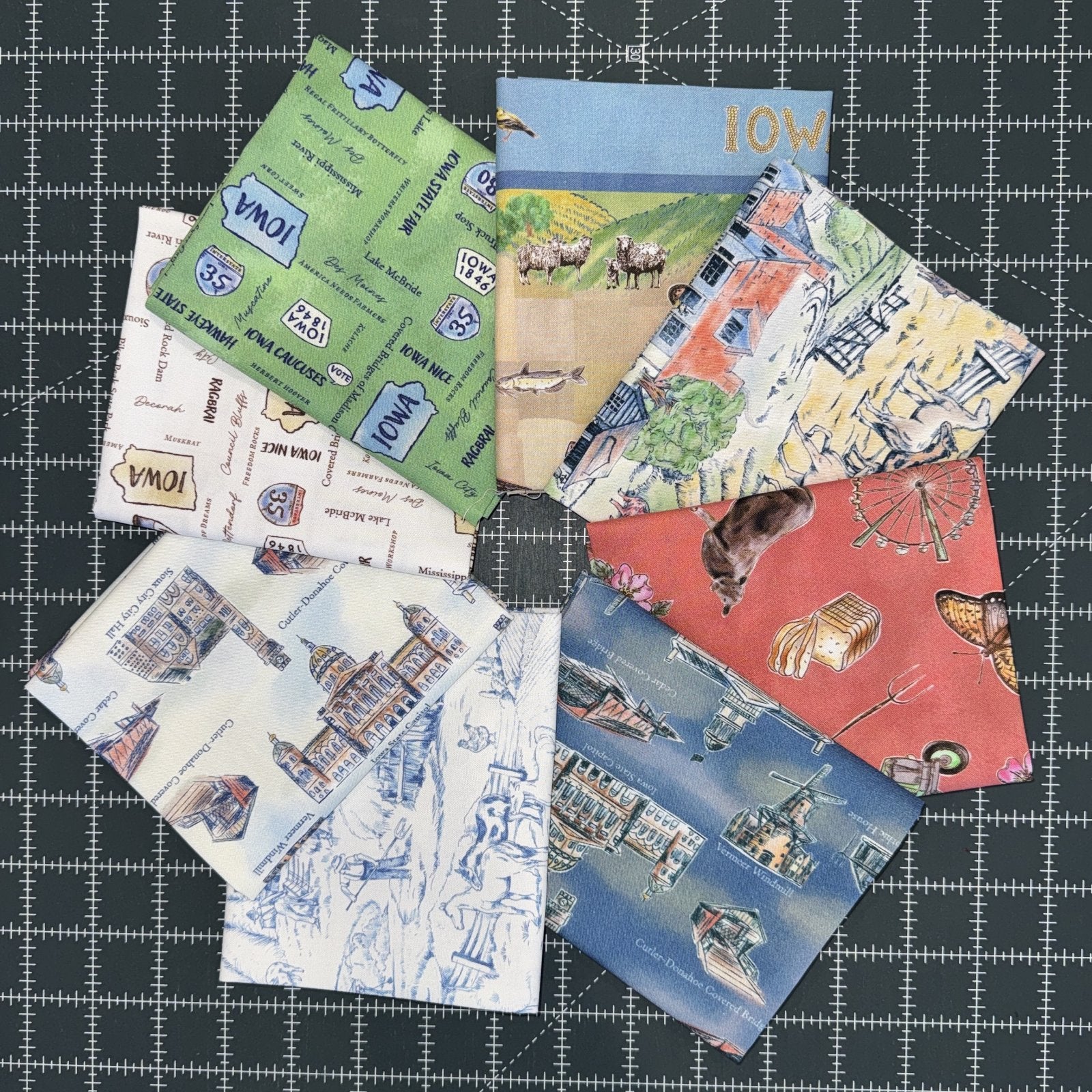 All Iowa Shop Hop 2026 8 FQ Bundle
