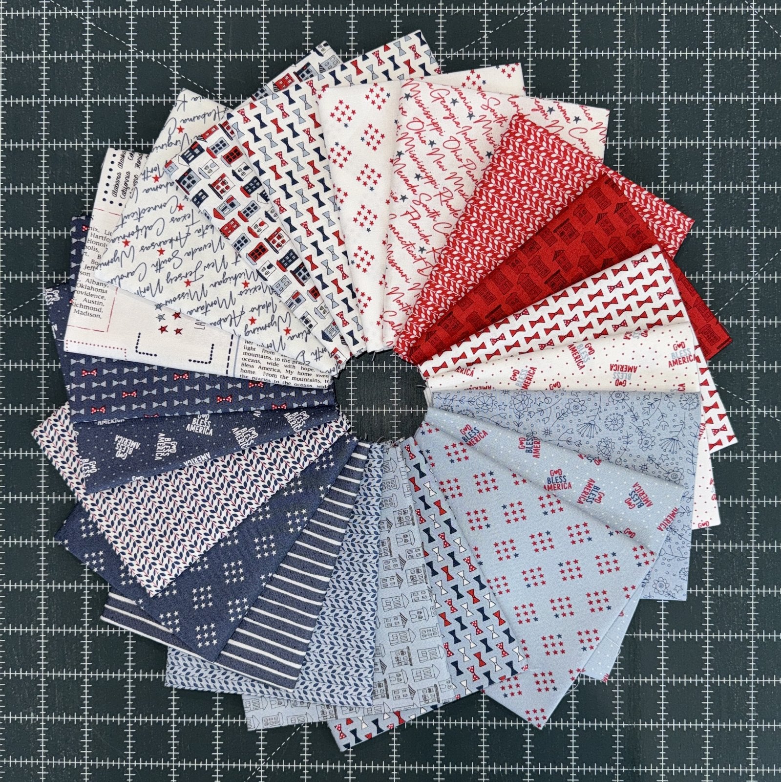Independence Day 21 Petite FQ Bundle • Sweetwater