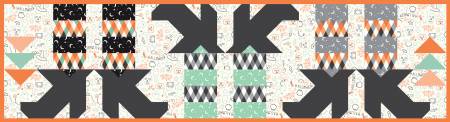 Frank and Friends Witches Feet Table Runner