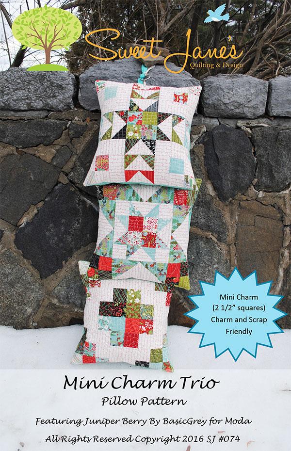 Mini Charm Trio Pillow Pattern - SJ 074