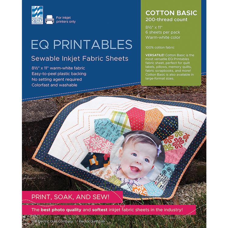 Inkjet Cotton Sheets 6ct 8.5x11 200 Thread Count
