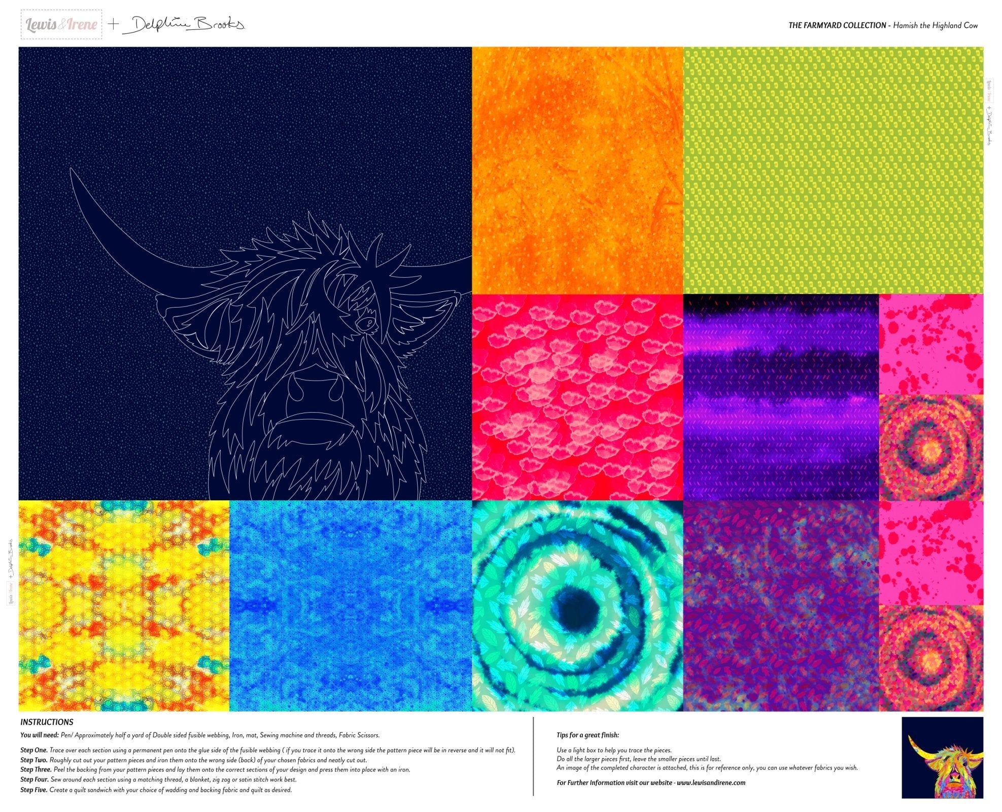 Hamish the Highland Cow - DB3 • Farmyard Collection by Delphine Brooks