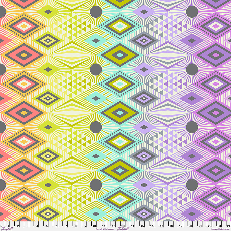 Disco Lucy - Prism Minky • Tabby Road by Tula Pink