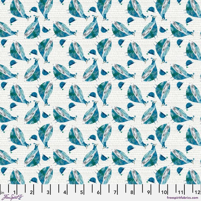Mother and Chick - Aqua • Flying South