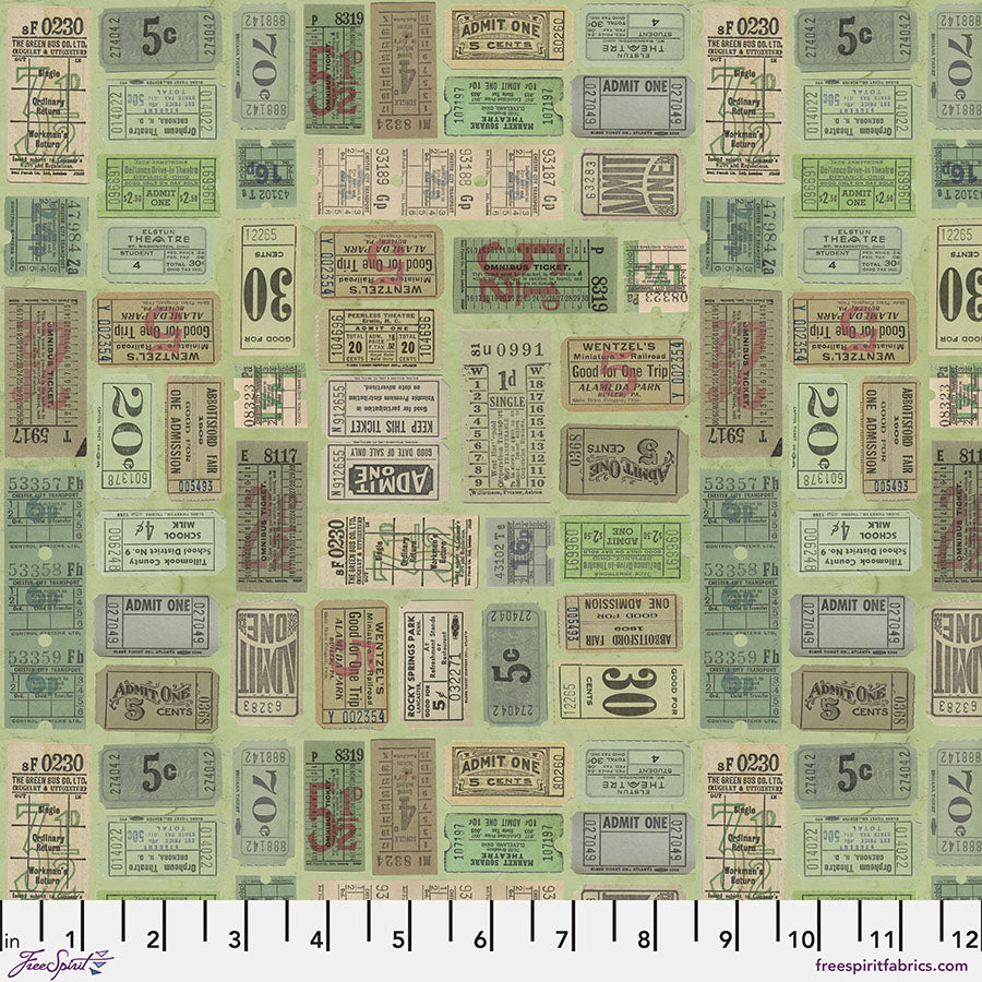 Green Tickets - Green • Tim Holtz Palette Green