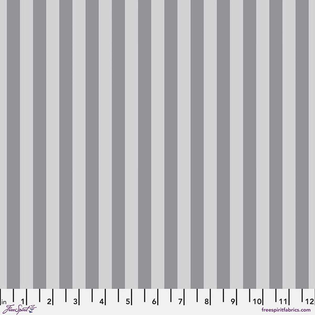 Tent Stripe - Fog • True Colors Graywork by Tula Pink