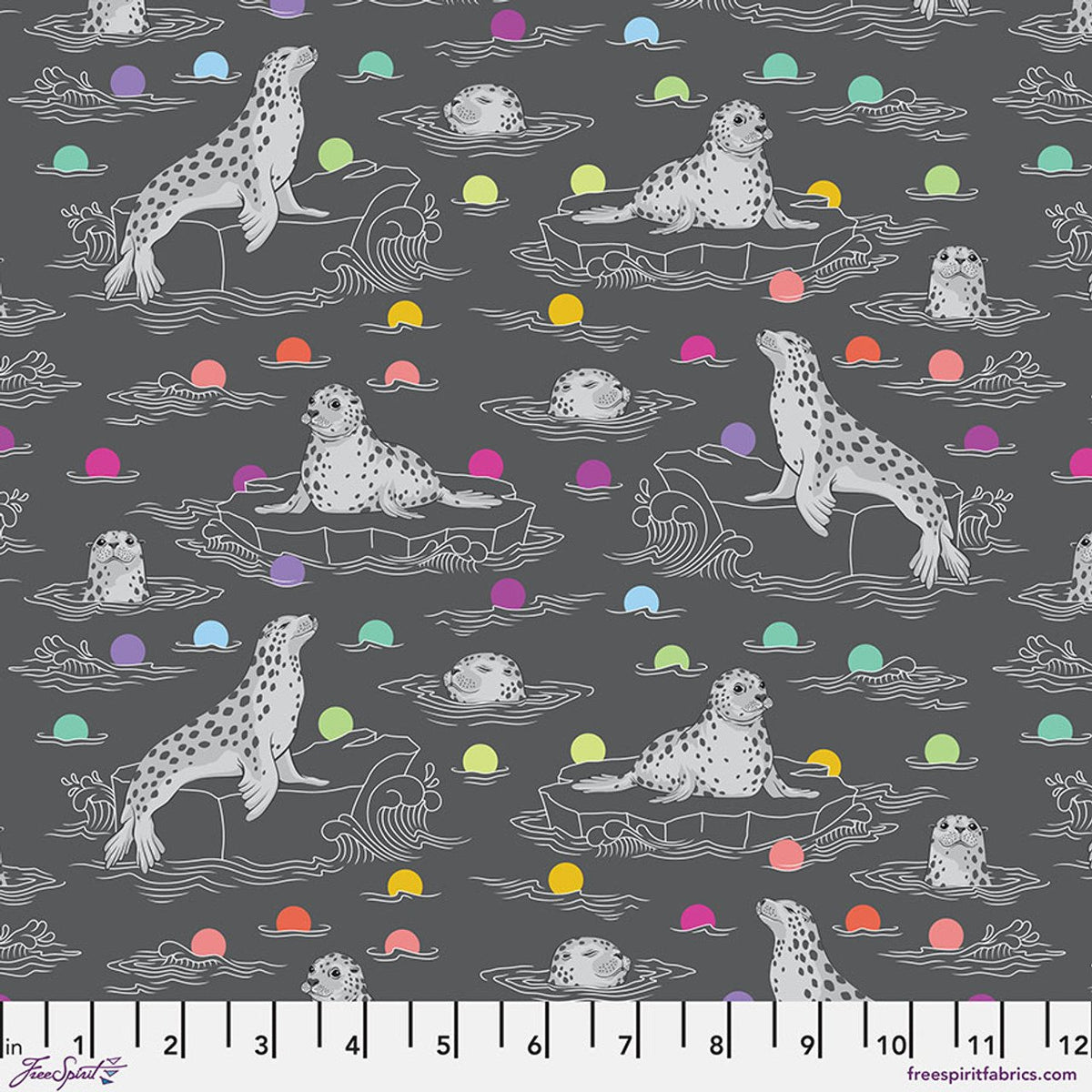 Seal the Deal - Carbon • Graywork by Tula Pink