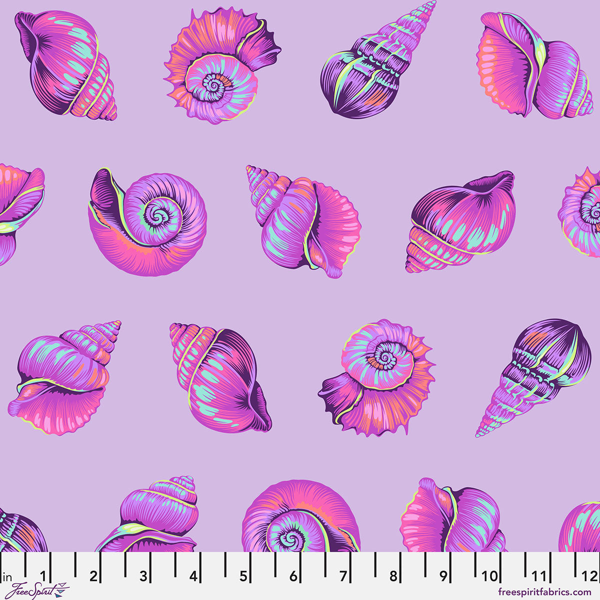 Lil Shelly - Ultraviolet • Floral Reef Tula Pink