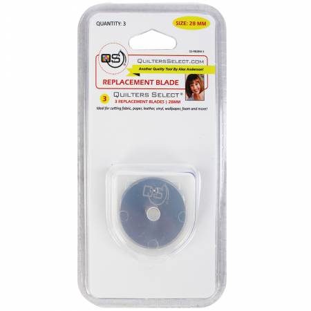 28MM Rotary Blade 3pk • Quilters Select