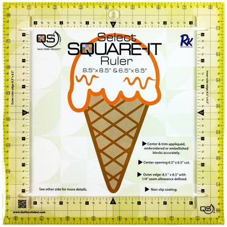 Quilters Select Square It Ruler 8-1/2in