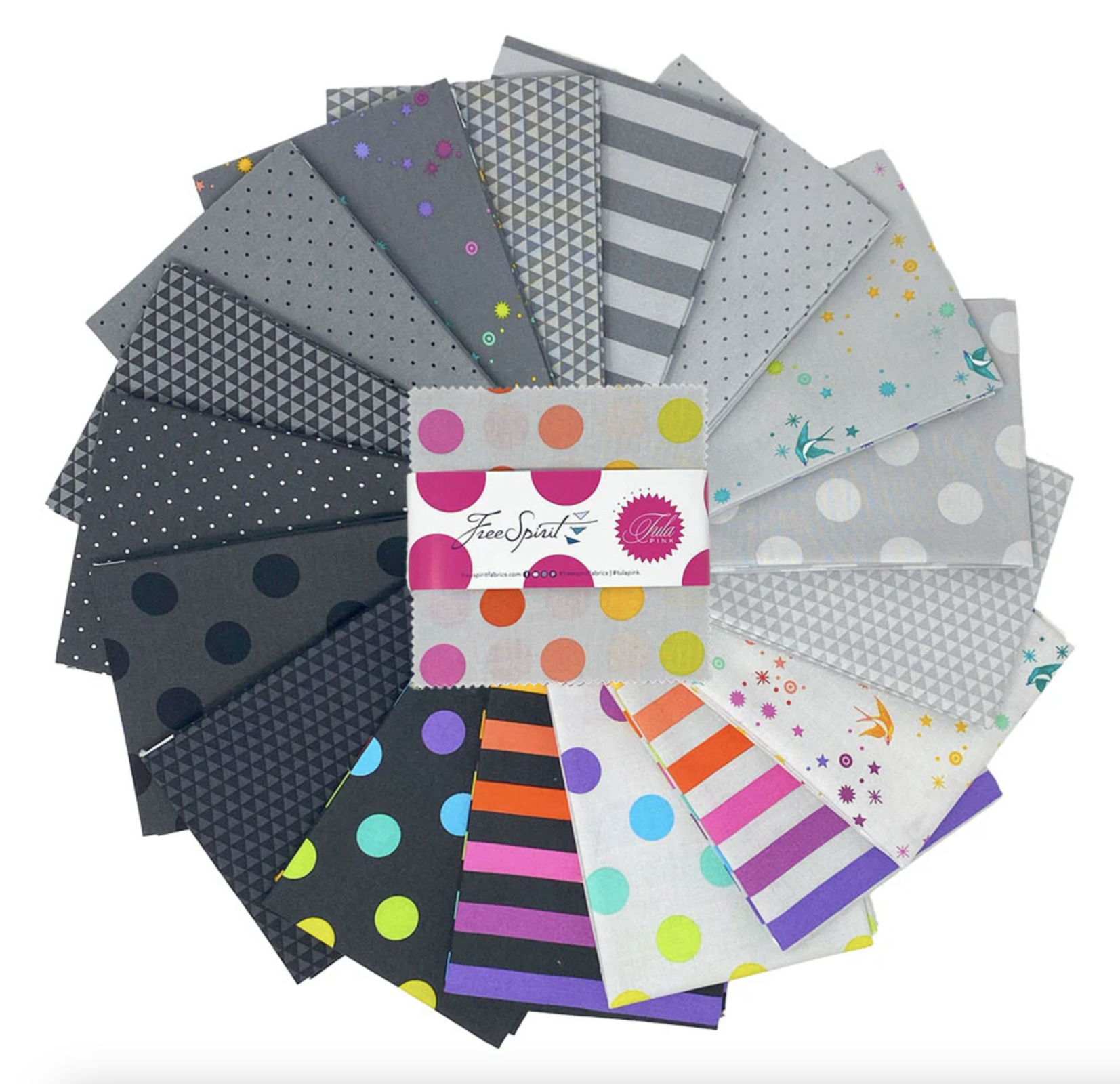 Graywork • 5" Charm - Tula Pink