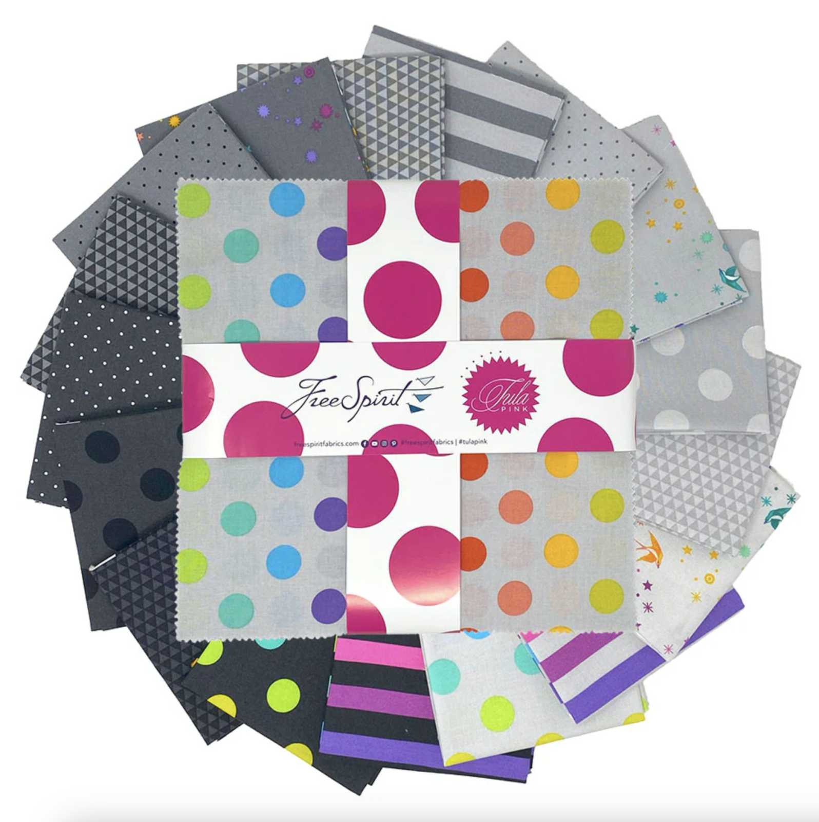 Graywork • 10" Charm - Tula Pink