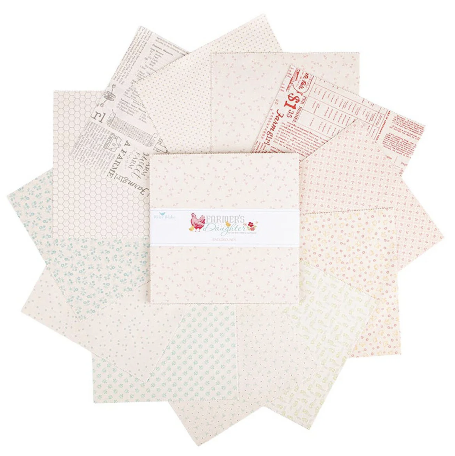 Farmer's Daughter Backgrounds 10in Stacker, 42pcs • Lori Holt