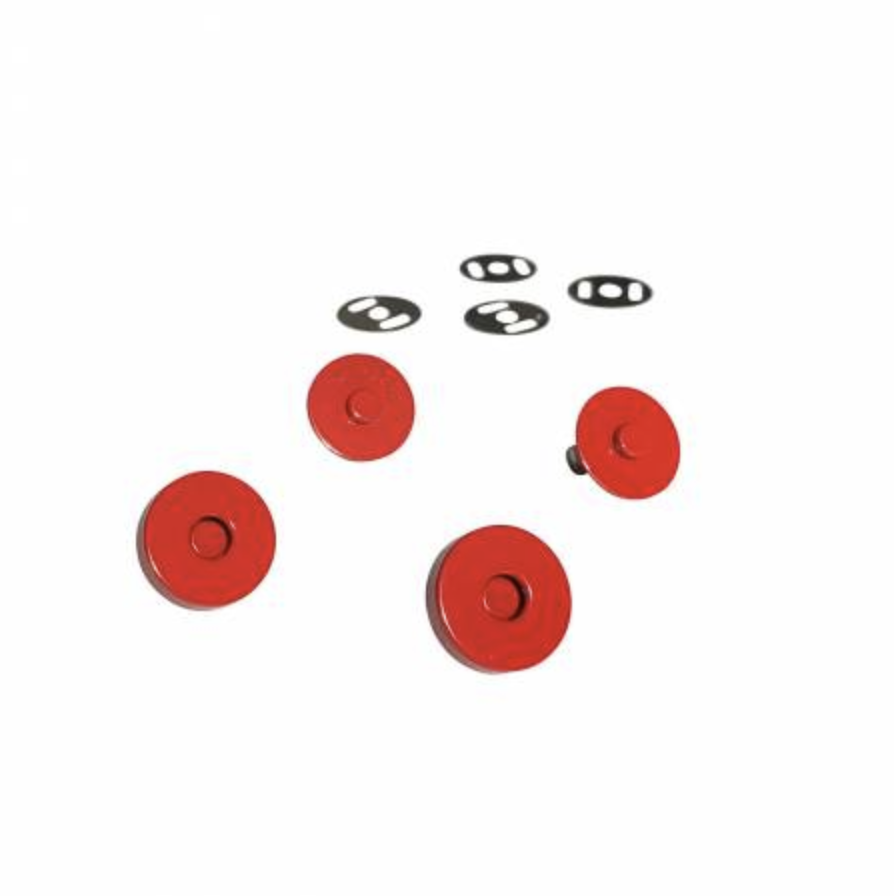 Red Magnetic Snaps, set of 2 • Sassafras Lane