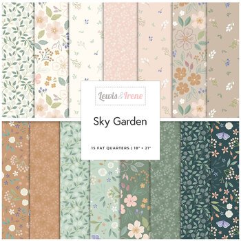 Sky Garden 15 FQ Bundle by Cassandra Connolly with Lewis & Irene