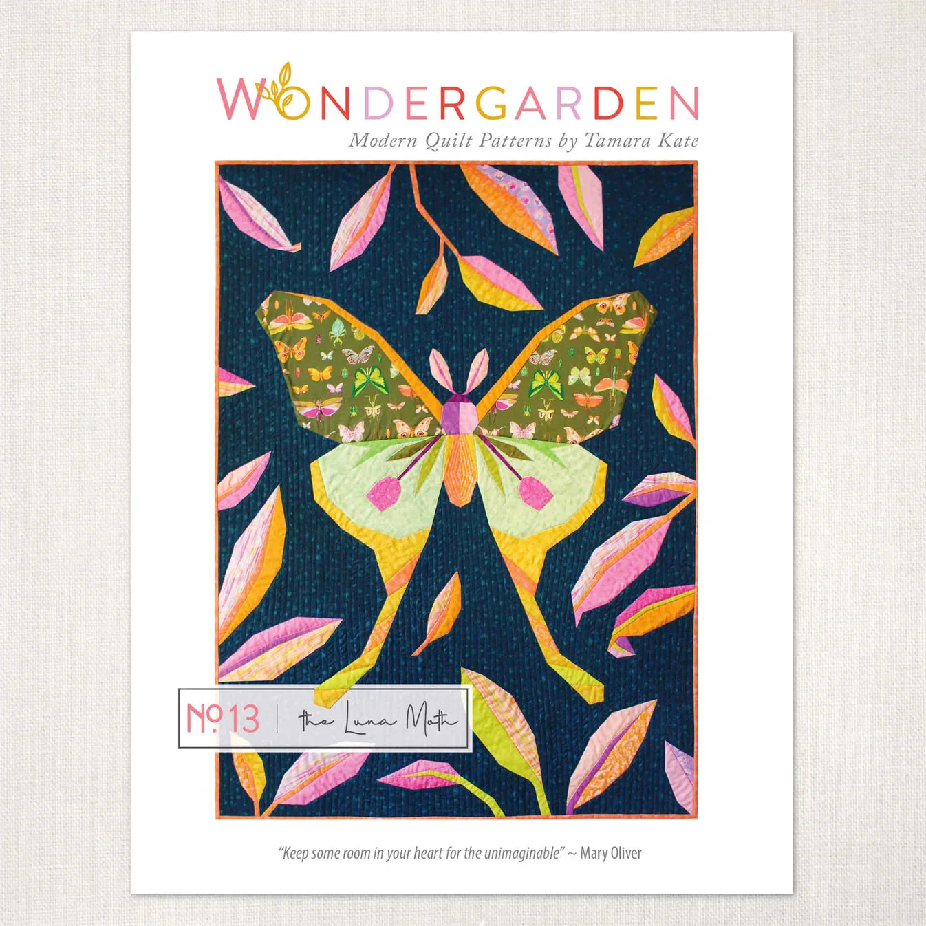 The Luna Moth Quilt Pattern • Wondergarden