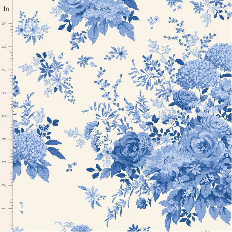 Wildgarden Blue • Something Blue by Tilda Fabrics