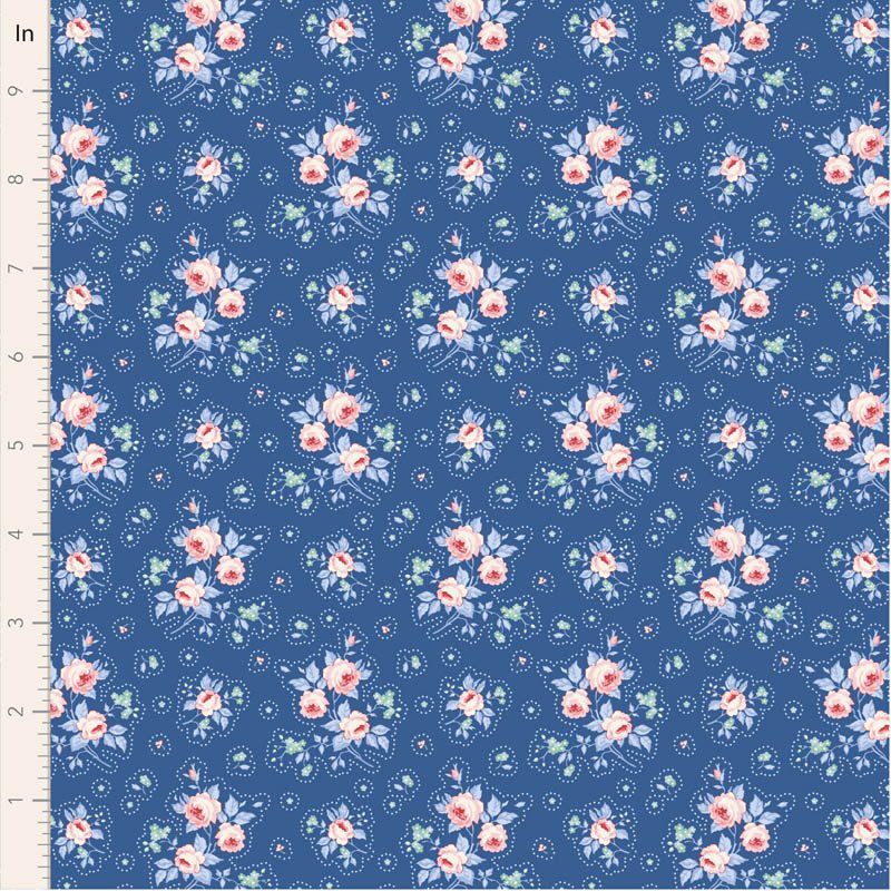First Kiss Denim • Something Blue by Tilda Fabrics