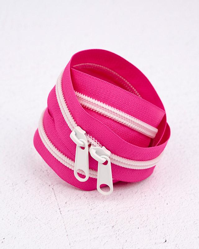 30" Zipper - Acid Pink