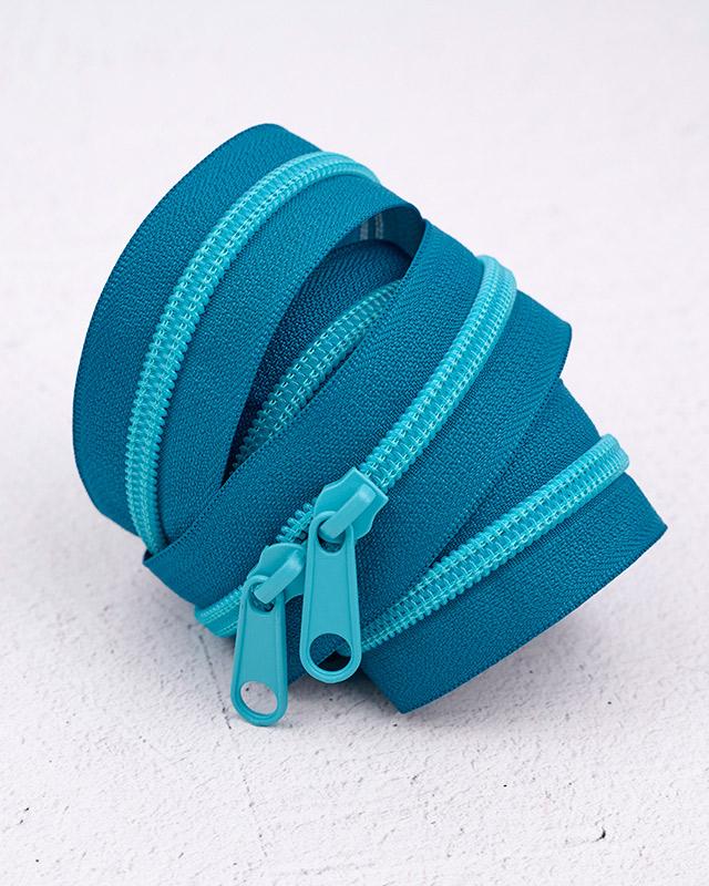 30" Zipper - Aquamarine