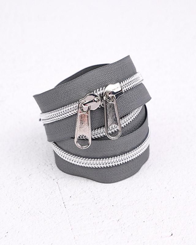 30" Zipper - Moonstone