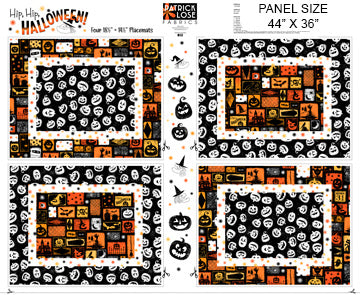 Hip Hip Halloween Placemats