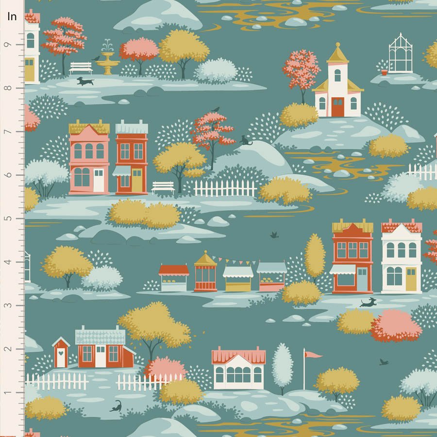 Village Teal • Village Life by Tilda