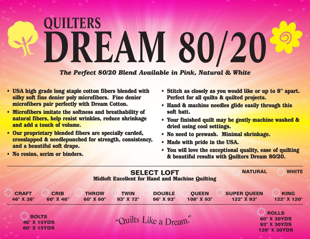 Dream Blend 80/20 King - White