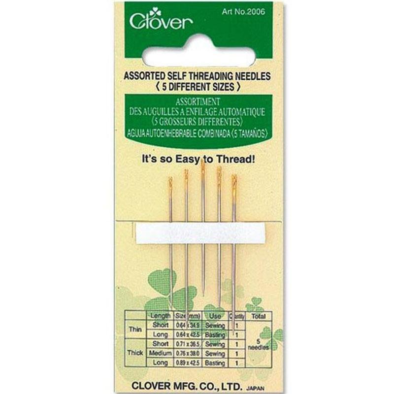 Self Threading Needles Clover