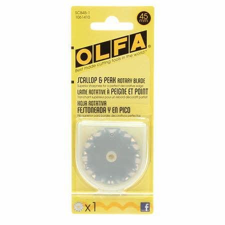 Scallop & Peak Rotary Blade OLFA