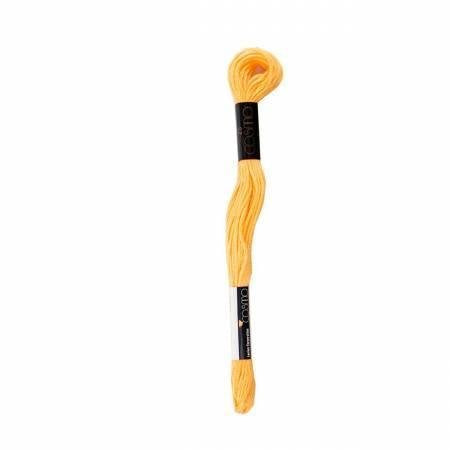 8m Skein Banana 144A Cosmo Cotton Embroidery