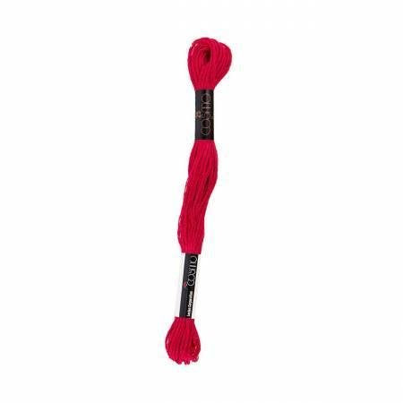 8m Skein Orient Red 241 Cosmo Cotton Embroidery