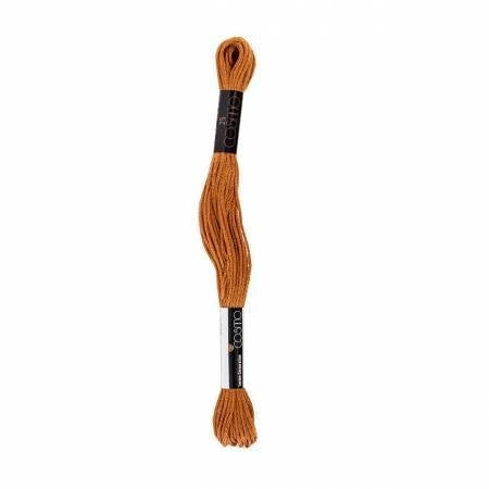8m Skein Golden Brown 308 Cosmo Cotton Embroidery