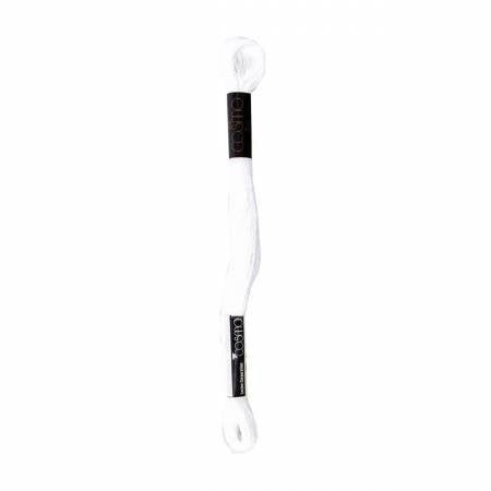 8m Skein MD Vivid White 500 Cosmo Cotton Embroidery