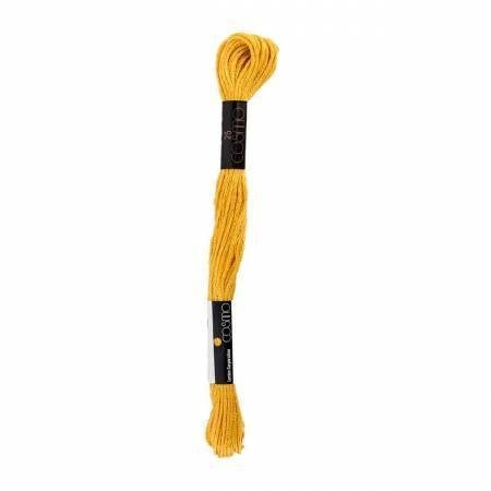 8m Skein Vivid Old Gold Cosmo Cotton Embroidery
