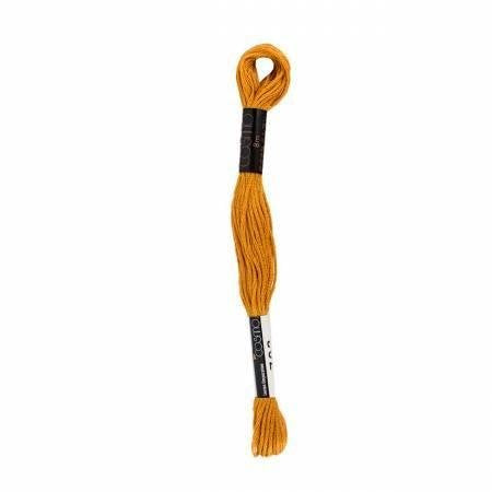 8m Skein Gold Cosmo Cotton Embroidery
