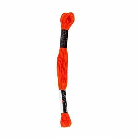 8m Skein Orange Cosmo Cotton Embroidery