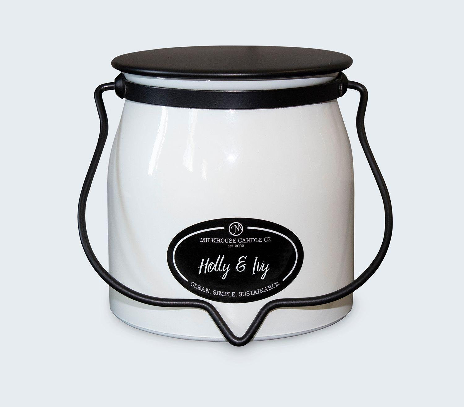 Butter Jar Holly & Ivy Milhouse