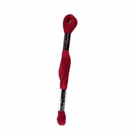 8m Skein Oxblood Red Cosmo Cotton Embroidery
