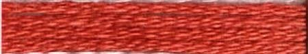 8m Skein Coral Orange Cosmo Cotton Embroidery