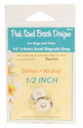 Mag. Purse Snap Silver 1/2"