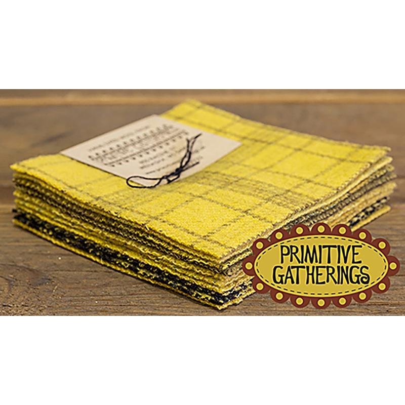 Gold Star | Wool Charms Primitive Gathering