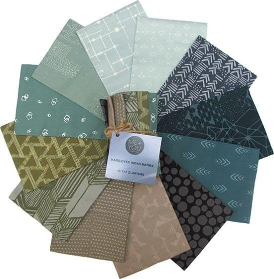 Storm - Fat Bundle 12 ct. Hoffman Batik