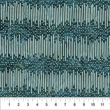 Decode This Denim Cotton Batik by Northcott