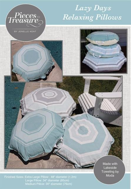 Lazy Days Relaxing Pillows by Pieces to Treasure
