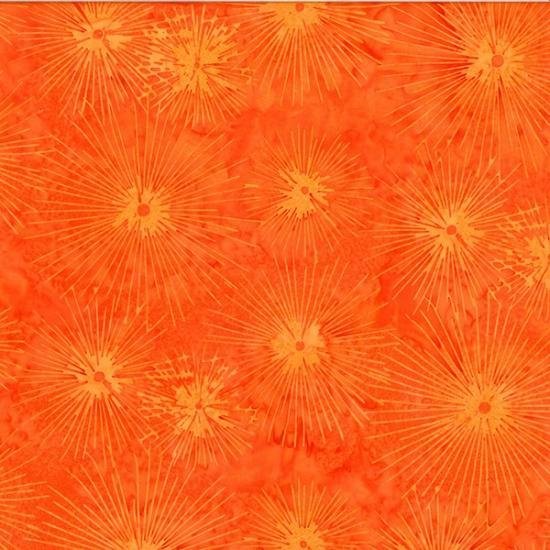 Bali Batik U2474-192 Sunburst Pumpkin