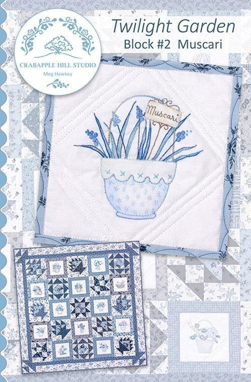 Twilight Garden BOM #2 Muscari CH 3550