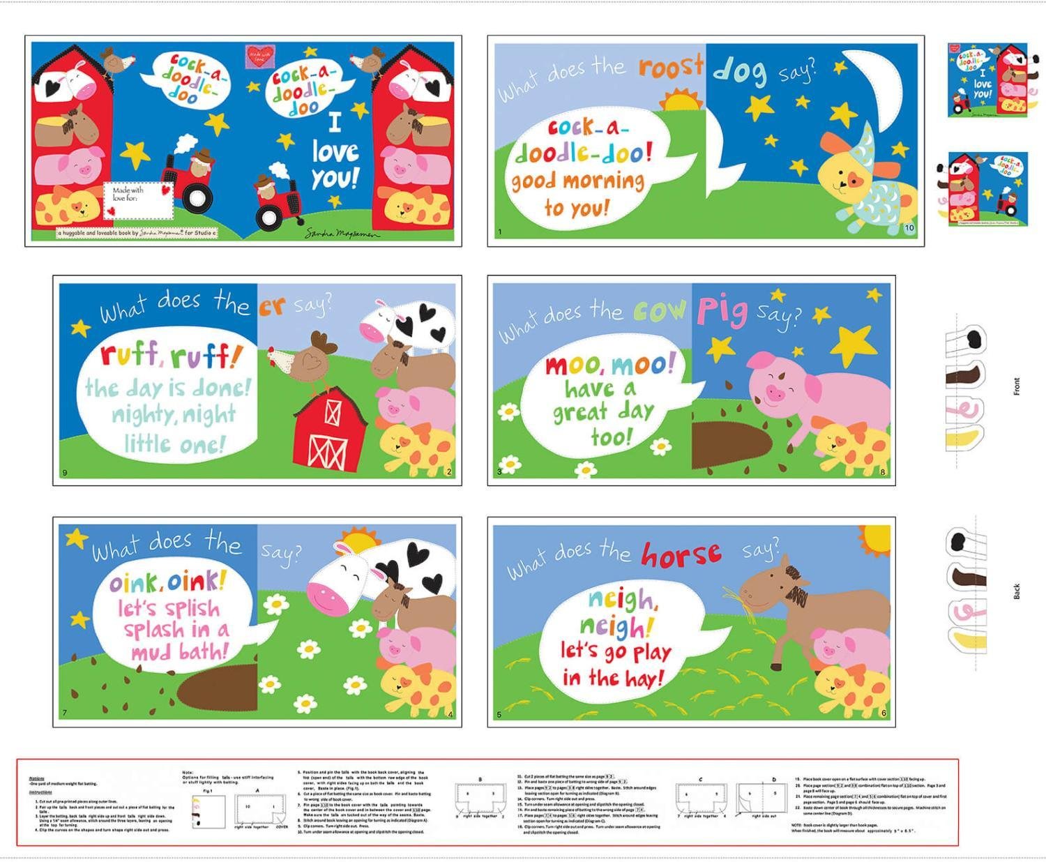 Cock A Doodle Doo | 5531P-01 Huggable & Loveable Books