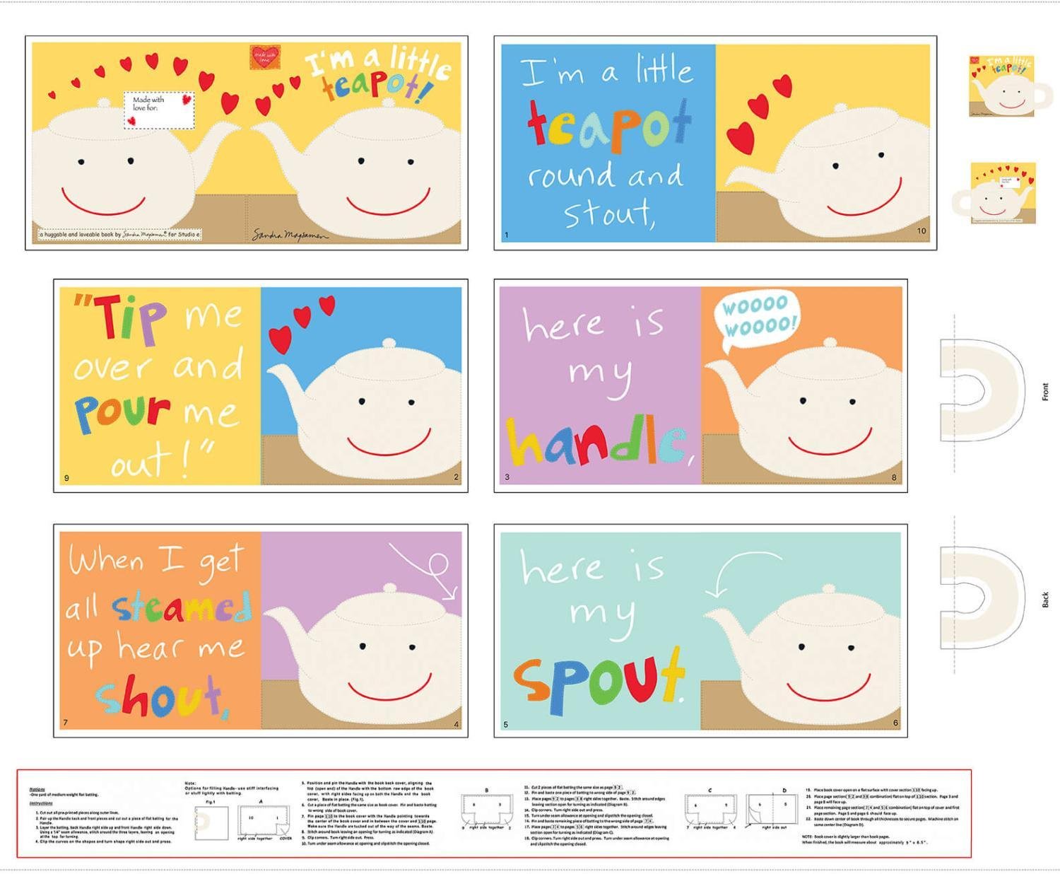 I'm A Little Teapot | 5529P-01 Huggable & Loveable Books